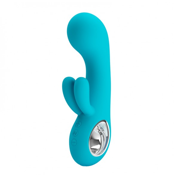PRETTY LOVE - Triple Shock Vibrator Wand Masturbator (Chargeable - Tiffany Blue) PRETTY LOVE - Triple Shock Vibrator Wand Masturbator (Chargeable - Tiffany Blue)